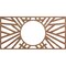 Ekena Millwork Hoover Wood Fretwork Pierced Ceiling Medallion, Walnut, 32"W x 16"H x 11 7/8"ID x 3/8"T CMWP32X16X0375HOWA - alternate 1